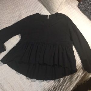 Black dressy top